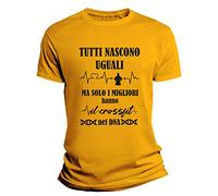 Overthetee Tshirt Crossfit Uomo Sport - Tutti Nascono Uguali - Ma Solo i Migliori Hanno Il Crossfit nel Dna - Hobby - Idea Regalo - Tutte Le Taglie by
