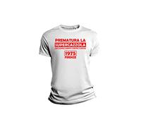 Overthetee Tshirt Divertente Uomo - Donna - Prematura la Supercazzola con Scappellamento a Destra o Sinistra - Firenze - Magliette Simpatiche - Idea Regalo