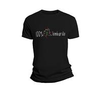 Overthetee Tshirt Uomo Lombardia 100% Lombardo Maglietta Idea Regalo