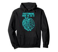 Overthinking Made Me Do It Felpa con Cappuccio