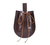 OVERTOYOU Marsupio Marsupio in pelle Marsupio Medievale in pelle Marsupio Marsupio Marsupio Vintage Marsupio, Marrone, 1