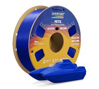 OVERTURE Filamento PETG 1.75mm, 1kg Bobina(2.2lbs), Neatly Wound Durevole PETG Filament per Stampante 3D, Precisione Dimensionale +/- 0.02 mm, 3D Printer Filamento (Blu)