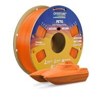 OVERTURE Filamento PETG 1.75mm, 1kg Bobina(2.2lbs), Neatly Wound Durevole PETG Filament per Stampante 3D, Precisione Dimensionale +/- 0.02 mm, 3D Printer Filamento (Arancia)