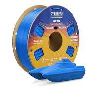 OVERTURE Filamento PETG Digital Blue 1.75mm, 1kg Bobina(2.2lbs), Neatly Wound Durevole PETG Filament per Stampante 3D, Precisione Dimensionale +/- 0.02 mm, 3D Printer Filamento (Blu Digitale)