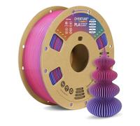 OVERTURE Filamento PLA 1.75mm - Bobina 1kg (2,2lbs) Precisione ±0.02mm, in Cartone Riciclato | Compatibile Stampanti 3D FDM (Aurora Berry)