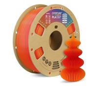 OVERTURE Filamento PLA 1.75mm - Bobina 1kg (2,2lbs) Precisione ±0.02mm, in Cartone Riciclato | Compatibile Stampanti 3D FDM (Tequila Sunrise)