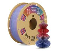 OVERTURE Filamento PLA 1.75mm - Bobina 1kg (2,2lbs) Precisione ±0.02mm, in Cartone Riciclato | Compatibile Stampanti 3D FDM (Rocket pop)