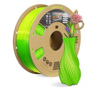 OVERTURE Filamento Seta PLA 1,75 mm Verde Neon 1kg Silk PLA