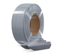 OVERTURE PETG Filamento Ricarica 1,75 mm, 1 kg (2,2 lbs) PETG Refill filamento di stampa 3D Senza Bobina, Precisione +/- 0,02 mm (Light Gray)