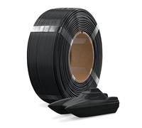 OVERTURE PETG Filamento Ricarica 1,75 mm, 1 kg (2,2 lbs) PETG Refill filamento di stampa 3D Senza Bobina, Precisione +/- 0,02 mm (Black)