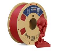 OVERTURE PLA+ Filamento 1.75mm, Toughness Enhanced PLA Roll, Professionale PLA Tenacia, 1kg Filamento(2.2lbs), Precisione Dimensionale 99% Probabilità +/- 0.02 mm (Rosso Fresco)