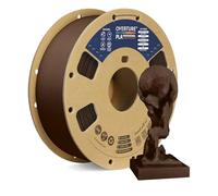 OVERTURE PLA+ Filamento 1.75mm, Toughness Enhanced PLA Roll, Professionale PLA Tenacia, 1kg Filamento(2.2lbs), Precisione Dimensionale 99% Probabilità +/- 0.02 mm (Cioccolato)