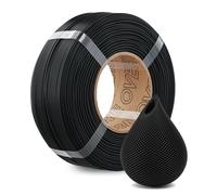 OVERTURE PLA Filamento di ricarica 1,75 mm, 1 kg (2,2 lbs) filamento di stampa 3D senza spago Precisione (Nero)