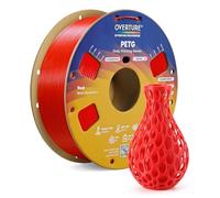 OVERTURE Rapido PETG Filamento 1,75 mm Rosso 1kg Alta Tenacità
