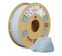 OVERTURE Rock PLA Filamento 1.75mm, Marble PLA Effetto Roccia, 1kg Bobina(2.2lbs), Texture Naturale per Stampanti 3D (Moonlight Gray)