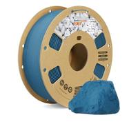 OVERTURE Rock PLA Filamento 1.75mm, Marble PLA Effetto Roccia, 1kg Bobina(2.2lbs), Texture Naturale per Stampanti 3D (Slate Gray)