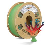 OVERTURE Rock PLA Filamento 1.75mm, Marble PLA Effetto Roccia, 1kg Bobina(2.2lbs), Texture Naturale per Stampanti 3D (Arcobaleno Rock)