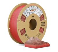 OVERTURE Rock PLA Filamento 1.75mm, Marble PLA Effetto Roccia, 1kg Bobina(2.2lbs), Texture Naturale per Stampanti 3D (Sedona Red)