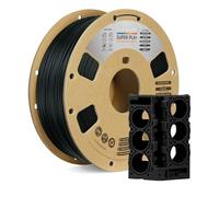 OVERTURE Super PLA+ Filamento 1.75mm, Toughness Enhanced PLA Plus, 1kg Bobina(2.2lbs), Precisione Dimensionale +/- 0.03 mm, per Stampante 3D (Nero)