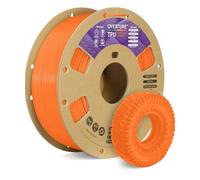 OVERTURE TPU Filamento 1,75 mm Arancione Neon 1kg Flessibile & Elastico