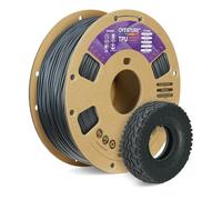 OVERTURE TPU Filamento 1,75 mm Grigio Space 1kg Flessibile & Elastico