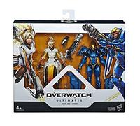 Overwatch Hasbro Ultimates Series Pharah e Mercy Action Figures da Collezione da 15 cm con Accessori, Ispirati al Videogioco