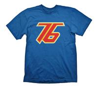 OVERWATCH Soldier 76 Maglietta, Maschio, Medio, Blu (GE6235M)