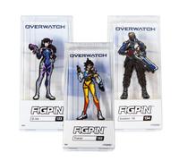 Overwatch Ufficiale Hero Pin Set D.VA , Tracer, & Soldier 76 Poli Set Di 3