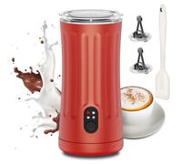 Ovetedot Montalatte elettrico 4 in 1 per schiuma di latte calda e fredda (rosso granato)