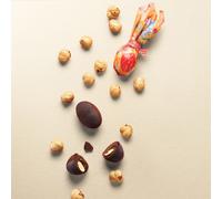 Ovetti di Cioccolato Nocciolato Bigusto Fondente, 100 g