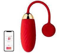 Ovetto vaginale vibrante in silicone con app mini vibratore ricaricabile morbido