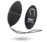 Ovetto Vibrante con Telecomando Womanvibe Alsan in Silicone Nero
