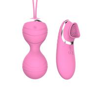 Ovetto Vibrante Donna con Telecomando Wireless Vibratore Silenzioso Indossabile per Coppia Doppia Vibrazione Stimolatore Punto G 10 Modalità Sex Toy in Silicone Morbido Ricaricabile USB