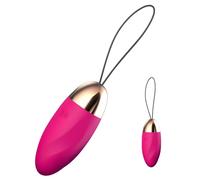 Ovetto Vibrante Donna Ninonly Vibratoreper Donna Professionale con 10 Modalità Vibratore Silenzioso,Impermeabile,Ricaricabile USB Vibratore Wireless per Coppia Toys Sessuali Rosa