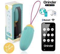 Ovetto Vibrante Donna Stimolante Vaginale Rotante in Silicone Remote Control USB