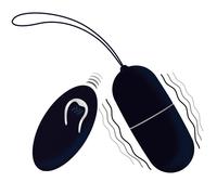 Ovetto Vibrante Intense Flippy I con Telecomando Nero