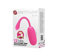 OVETTO VIBRANTE ROSA IN SILICONE STIMOLATORE FEMMINILE VAGINALE TOY RICARICABILE