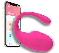 Óvétto Vîbrante Telecomande ěx óy cop Donnà V bràtọrì Mini Portátilé, Telecomande Vîbràtór per Donna Piccolo App C ntról Vîbràt rè Wireless Maśśagg aṭorè per Coppìa