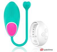 Ovetto vibrante Wearwatch egg wireless technology watchme aquamarina e bianco