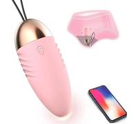 Óvetto Vîbrànte Wirless con App da Telefono Vîbràtóre con Wireless Control App Clît Rîdè Púntó Ǵ̣ Donna Indossabile Mássággiátore Vîbràtóri Telecomando Dîstanza App