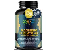 OVF Magnesio bisglicinato 450mg | Magnesio Malato + Vitamina B6 | Ideale contro