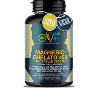 OVF Magnesio Bisglicinato 450Mg | Magnesio Malato + Vitamina B6 | Ideale Contro