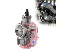 OVHXCJN Carburatore per P&W&K 24 26 28 30 32 34mm con Power Jet per K&eihin Carb 2T 4T per Moto per ATV Quad Go Kart Dirt Bike Scooter Motocross