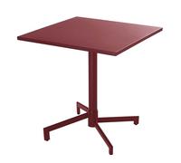 Oviala Tavolo da giardino quadrato bistrot con piano pieghevole viola - Palavas