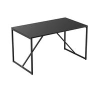 Oviala Tavolo da pranzo rettangolare 4 posti in acciaio nero