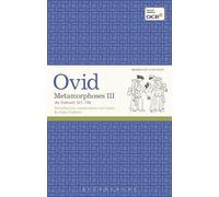 Ovid Metamorphoses III (Tascabile) Latin Texts