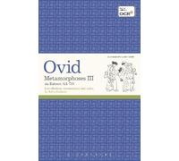 Ovid Metamorphoses III (Tascabile) Latin Texts