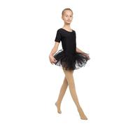 OVISSA Collant Balletto Bambina 80 DEN - Resistenti ed Elasticizzati - Nude 104-122 cm