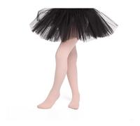 OVISSA Collant Balletto Bambina 80 DEN - Resistenti ed Elasticizzati - Rosa 122-146 cm