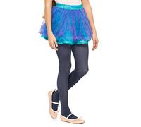 OVISSA Collant da Balletto per Ragazze Collant Scolastici per Bambine Resistenti con Piedi Morbidi Uniformi Scolastiche Danza Sport 50 DEN con Microfibra, Marina Militare 7-8 anni